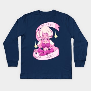 Soon will be Just Rose Kids Long Sleeve T-Shirt